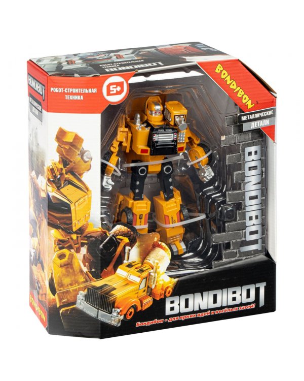 Трансформер Робот-самосвал 2в1 с металлическими деталями