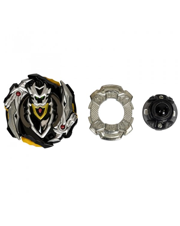 Волчок Торнадо Ахиллес, чёрно-серебристый