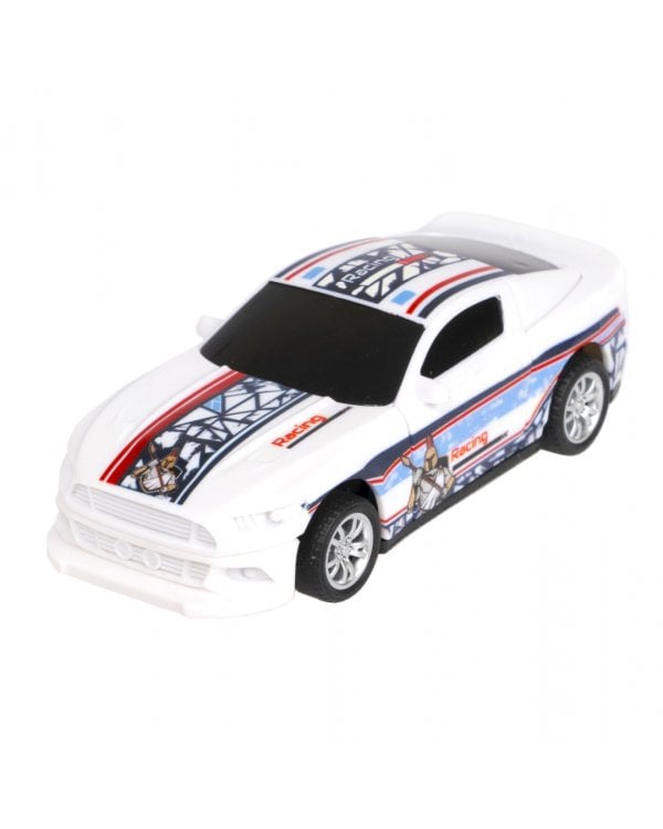 Инерционная машинка Краш-тест, белая