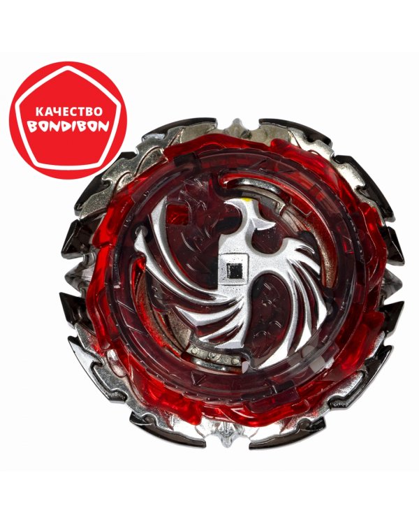 Волчок Торнадо Феникс, серо-красный