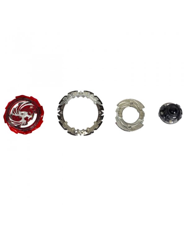 Волчок Торнадо Феникс, серо-красный