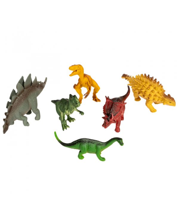 Набор фигурок Динозавры, 6 игрушек