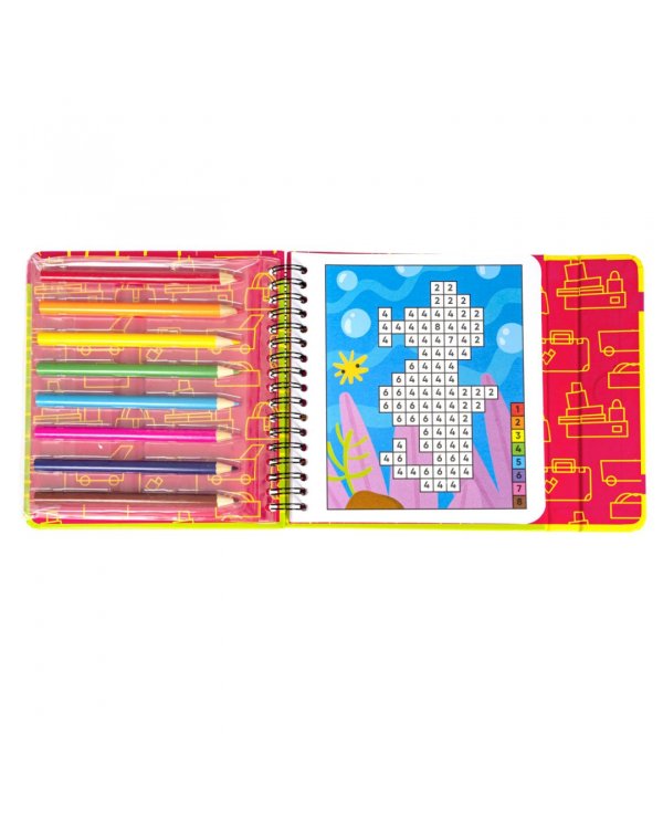 Мини-игры в дорогу Раскраски-задачки 2