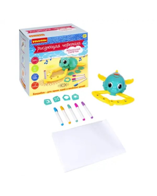 Спирограф музыкальный. Рисующая черепаха