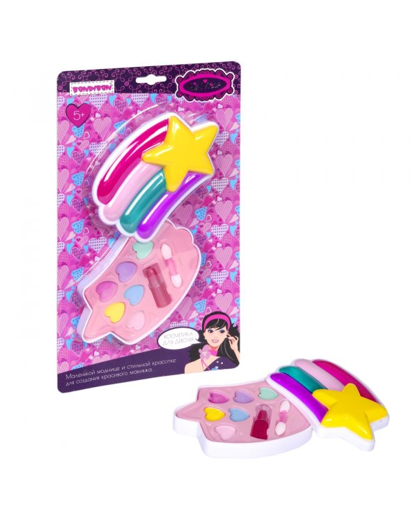 Набор детской декоративной косметики. Косметичка-звёздочка