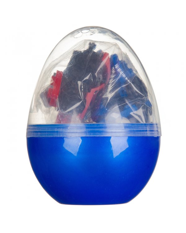 Мини-конструктор в синем яйце, 2 в 1. Робот-машина