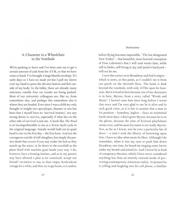 Intimations. Six Essays