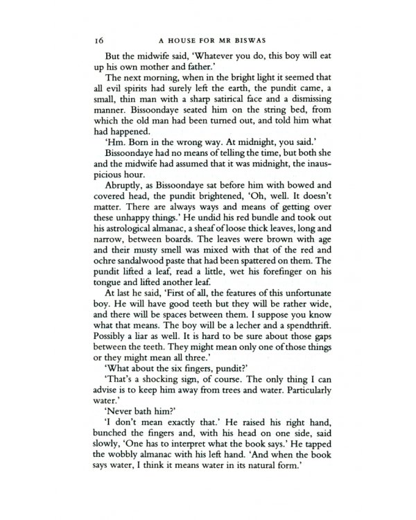 A House For Mr Biswas