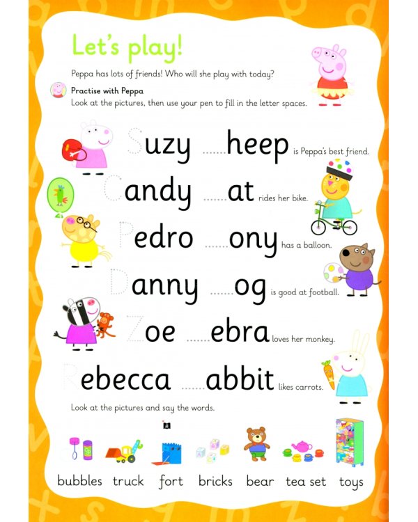 Practise with Peppa. First Words