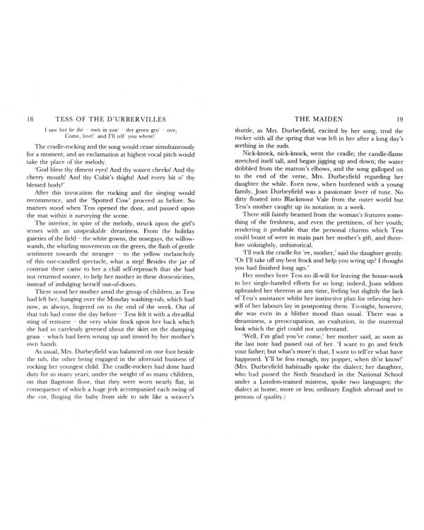 Tess of the d’Urbervilles