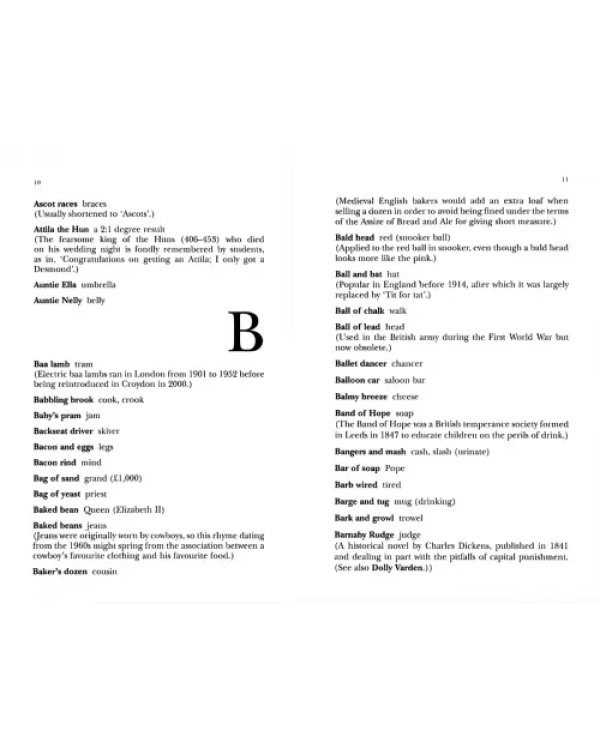 The Cockney Rhyming Slang Dictionary