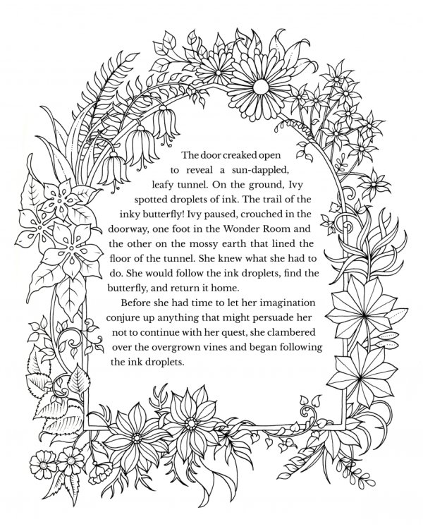 Ivy and the Inky Butterfly. A Magical Tale to Colour