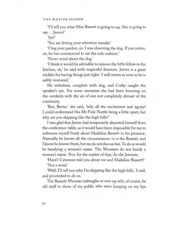 Mating Season. Jeeves and Wooster Novel