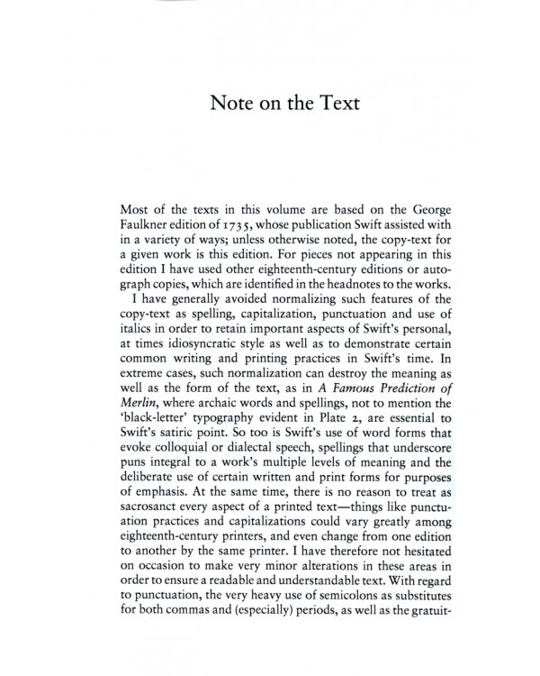 A Modest Proposal and Other Writings