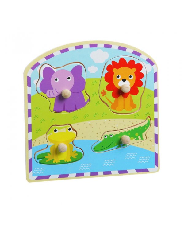 Рамка-вкладыш Животные, 4 элемента