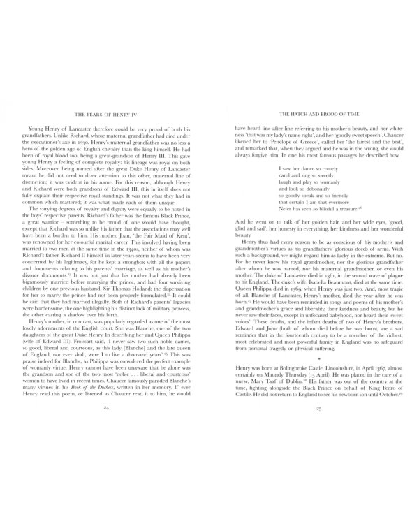 The Fears of Henry IV. The Life of England's Self-Made King