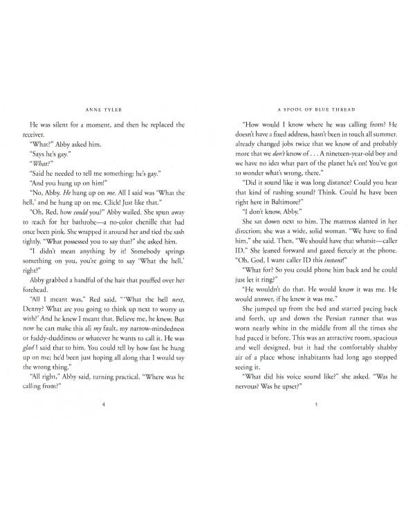 A Spool of Blue Thread