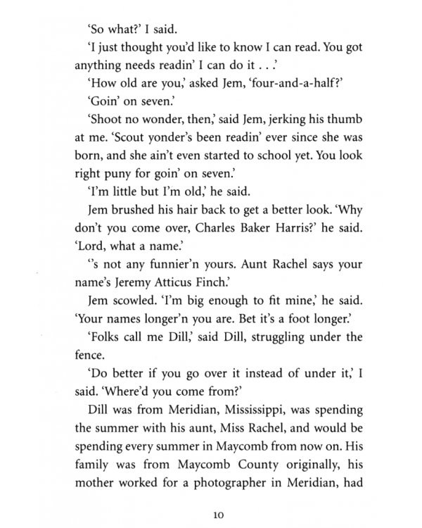 To Kill a Mockingbird