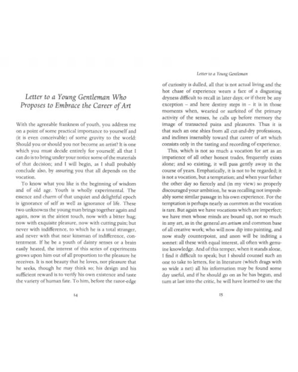 An Apology for Idlers