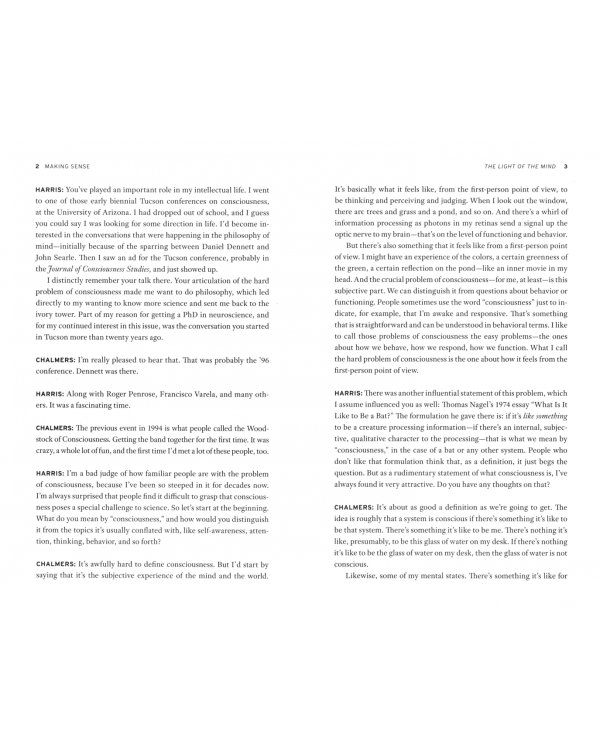 Making Sense. Conversations on Consciousness, Morality and the Future of Humanity