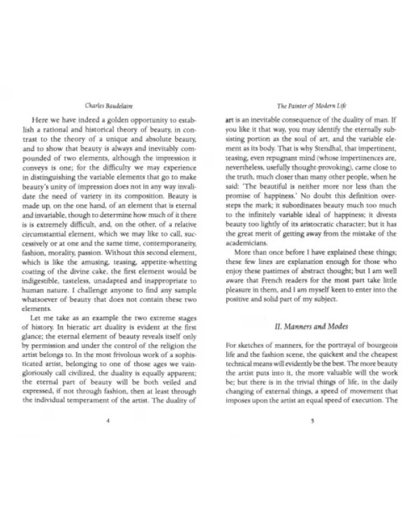 The Painter of Modern Life