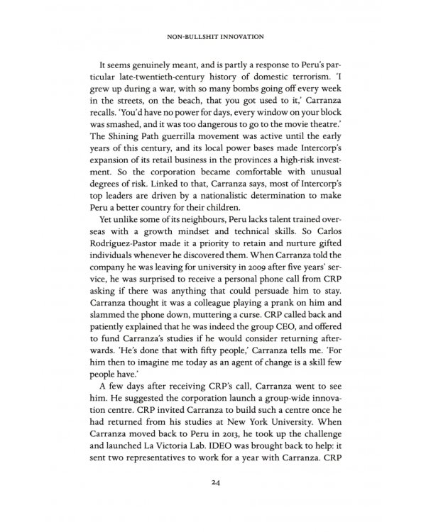 Non-Bullshit Innovation. 17 Proven Ways to Transform How You Work