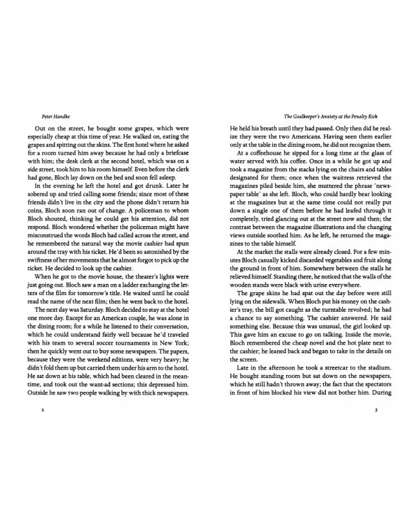 The Goalkeeper's Anxiety at the Penalty Kick