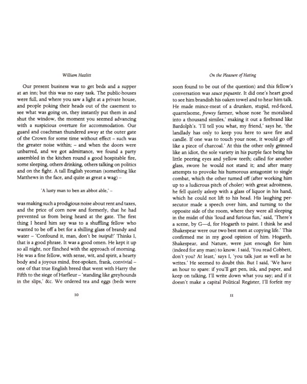 On the Pleasure of Hating