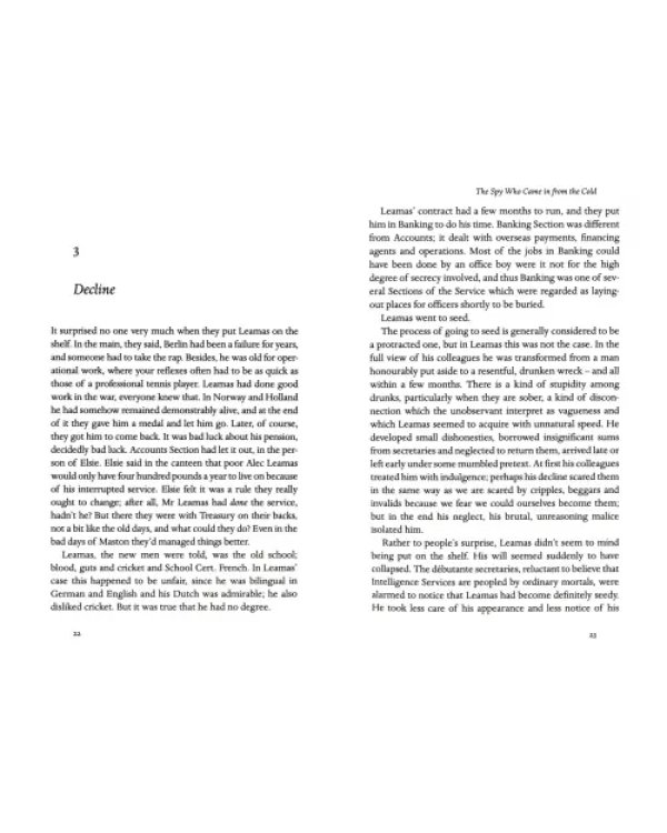 The Spy Who Came in from the Cold