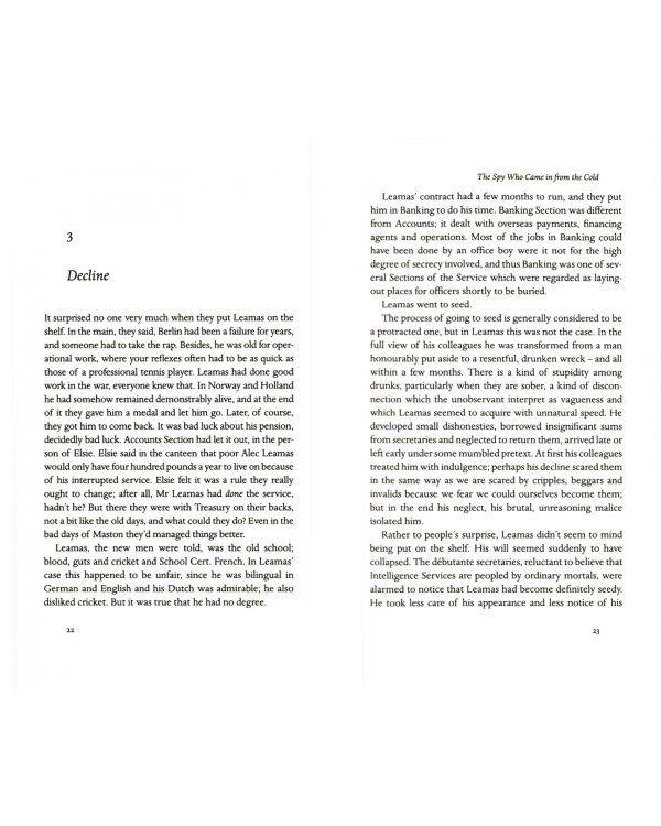 The Spy Who Came in from the Cold