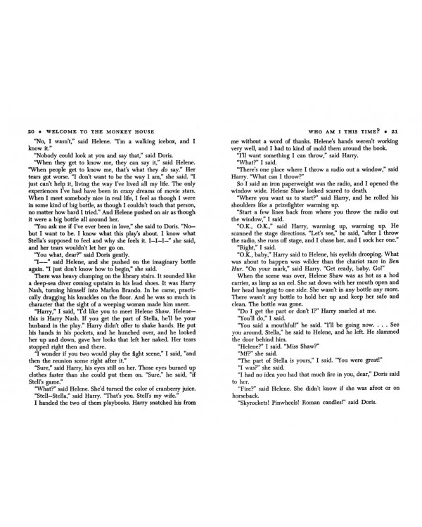 Welcome to the Monkey House