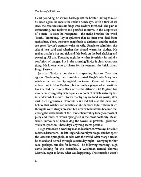 The Ruin of All Witches. Life and Death in the New World