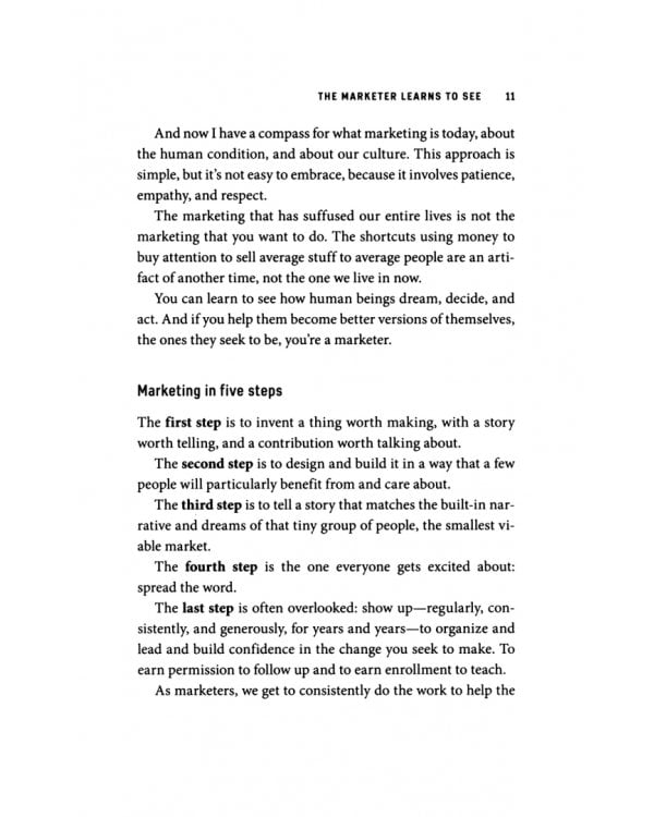 This is Marketing. You Can't Be Seen Until You Learn To See