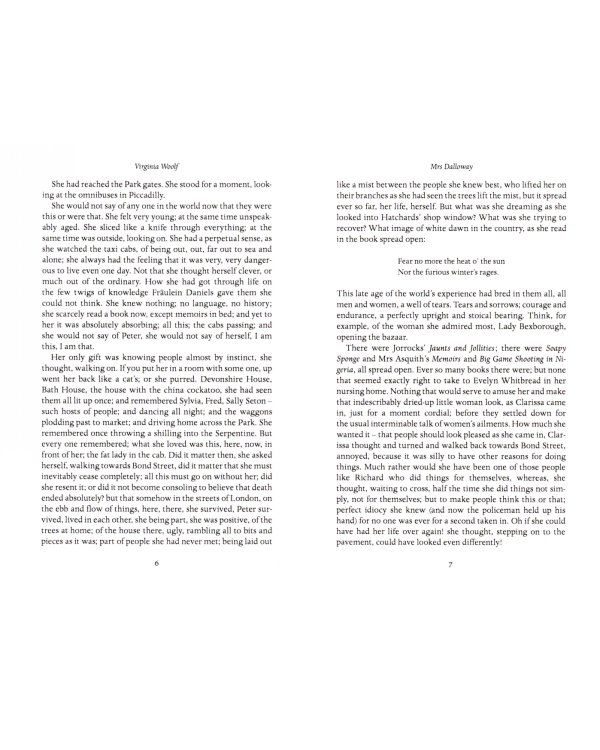 Mrs Dalloway