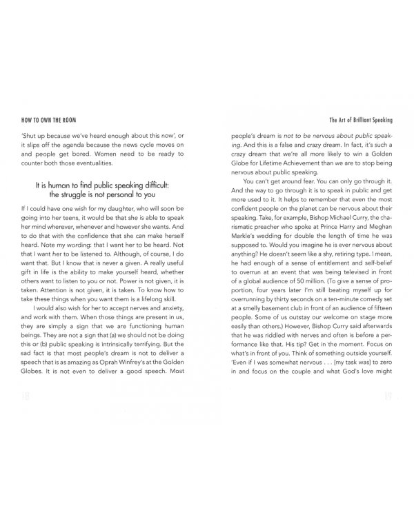 How to Own the Room. Women and the Art of Brilliant Speaking