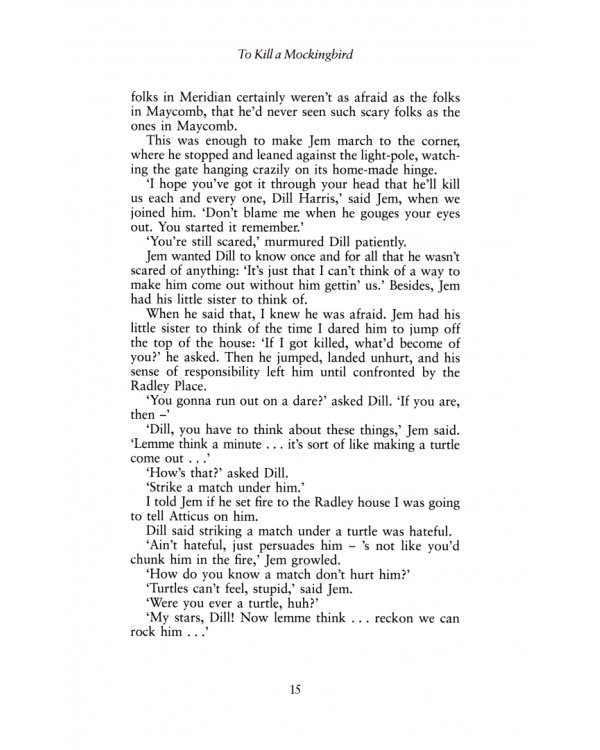 To Kill A Mockingbird