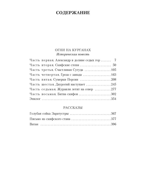 Огни на курганах