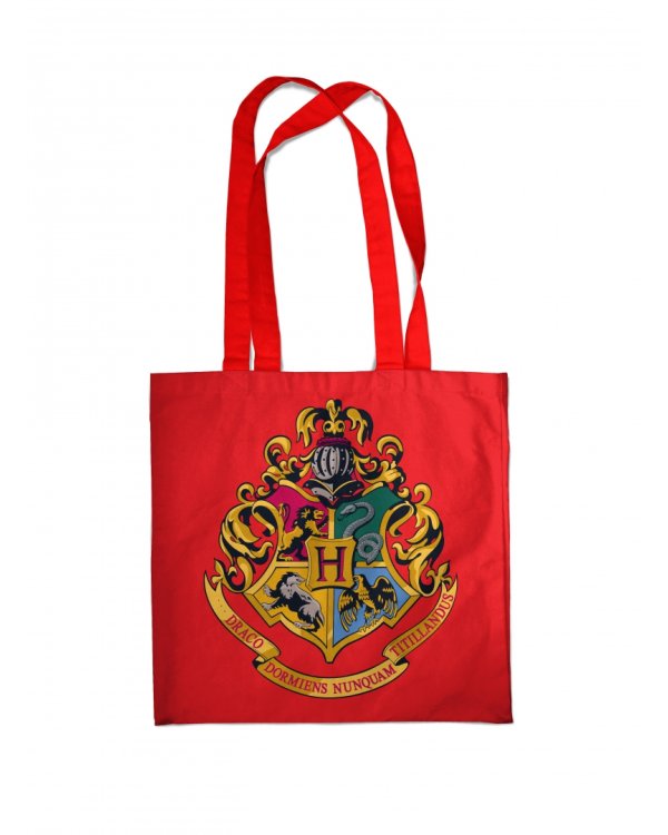 Сумка. Герб Хогвартса, красная