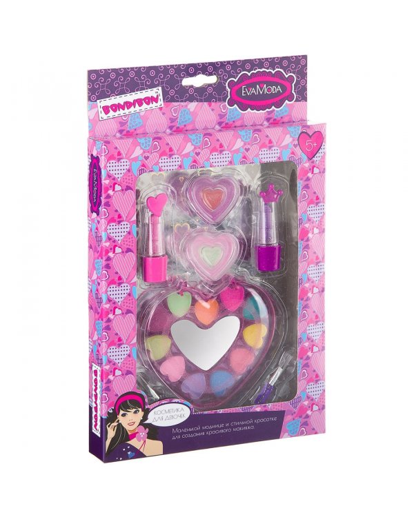 Набор детской декоративной косметики, помада, кисточки