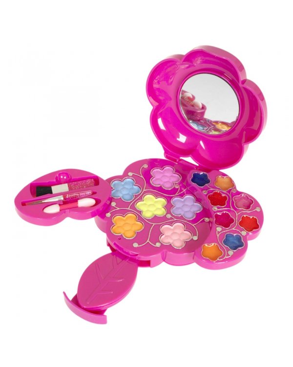 Набор детской декоративной косметики. Косметичка-цветок