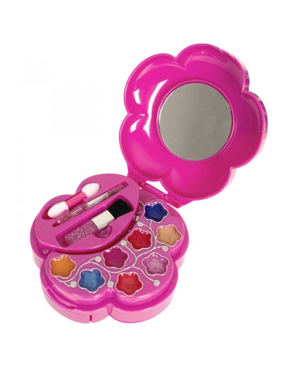 Набор детской декоративной косметики. Косметичка-цветок