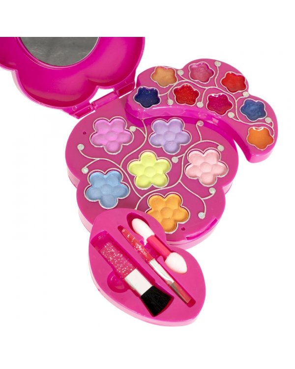 Набор детской декоративной косметики. Косметичка-цветок
