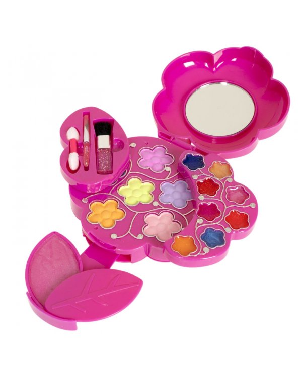 Набор детской декоративной косметики. Косметичка-цветок