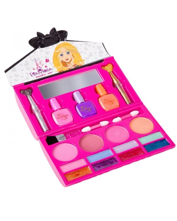 Набор детской декоративной косметики. Косметичка-клатч раскладная