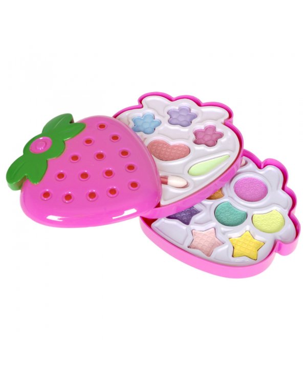 Набор детской декоративной косметики. Косметичка-клубника