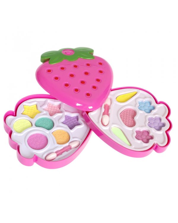 Набор детской декоративной косметики. Косметичка-клубника