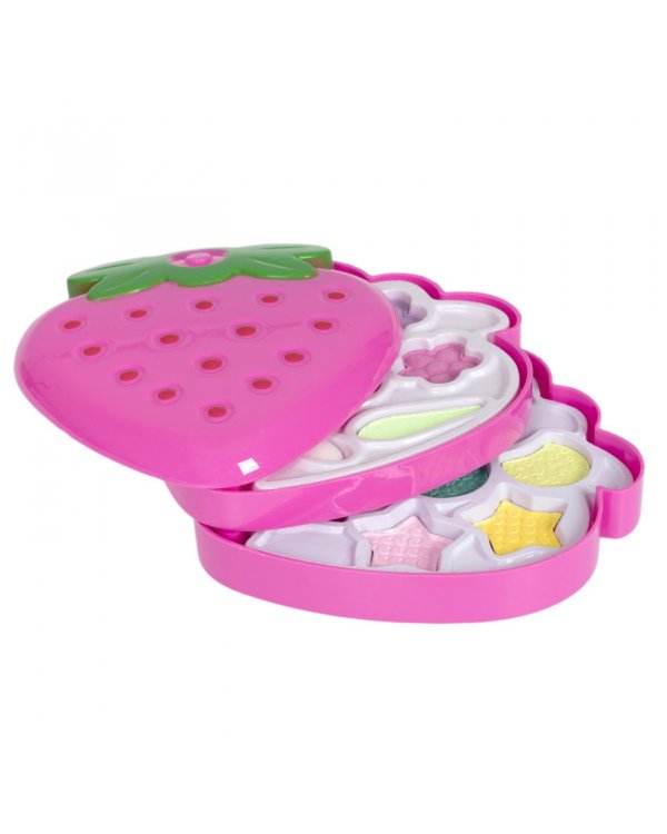 Набор детской декоративной косметики. Косметичка-клубника