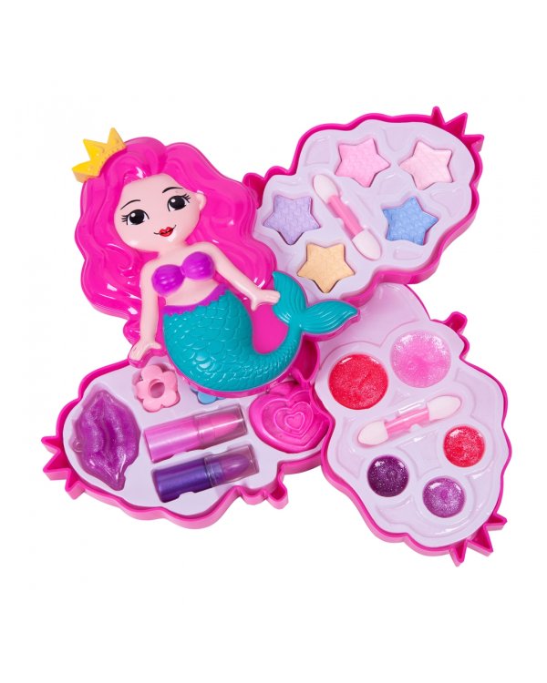 Набор детской декоративной косметики. Косметичка-русалочка