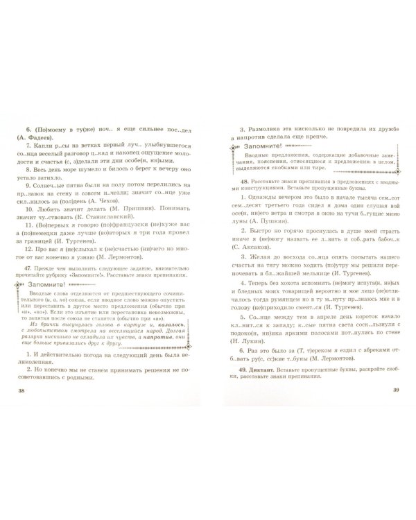 Русский язык. 8 класс. II полугодие. Рабочая тетрадь. Практикум для учащихся