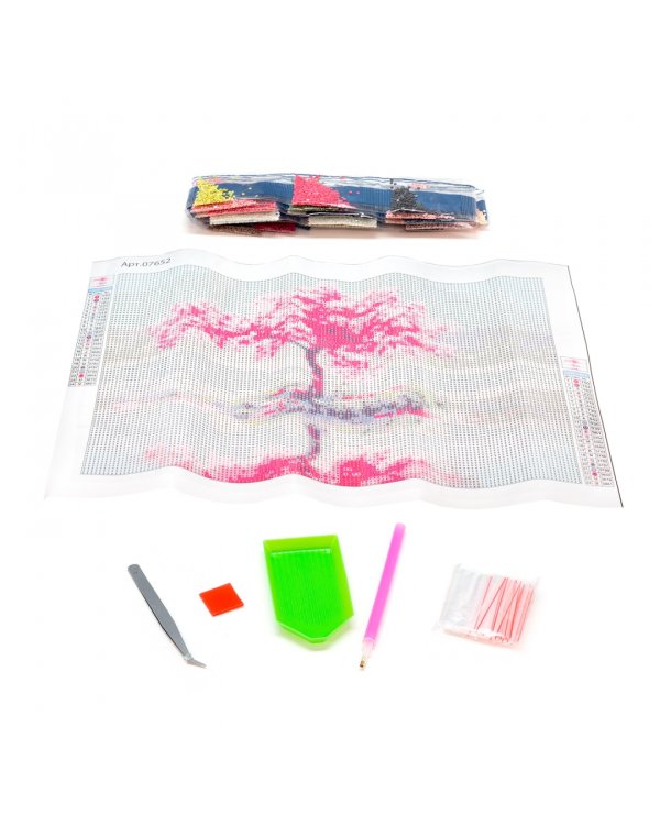 Алмазные узоры. Цветущая сакура